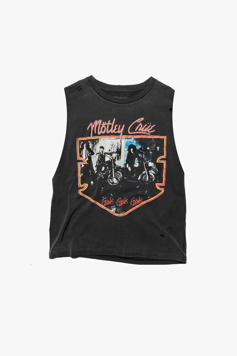 Motley Crue Biker Crue Vintage Tank