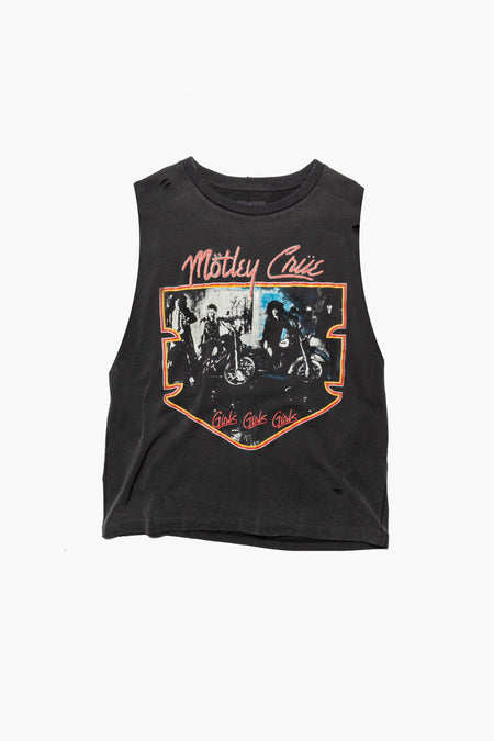 Motley Crue Biker Crue Vintage Tank