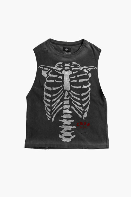 CBGB 1980'S BONES VINTAGE TANK