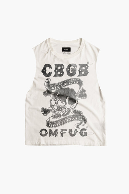 CBGB SKULL & CROSSBONES VINTAGE TANK
