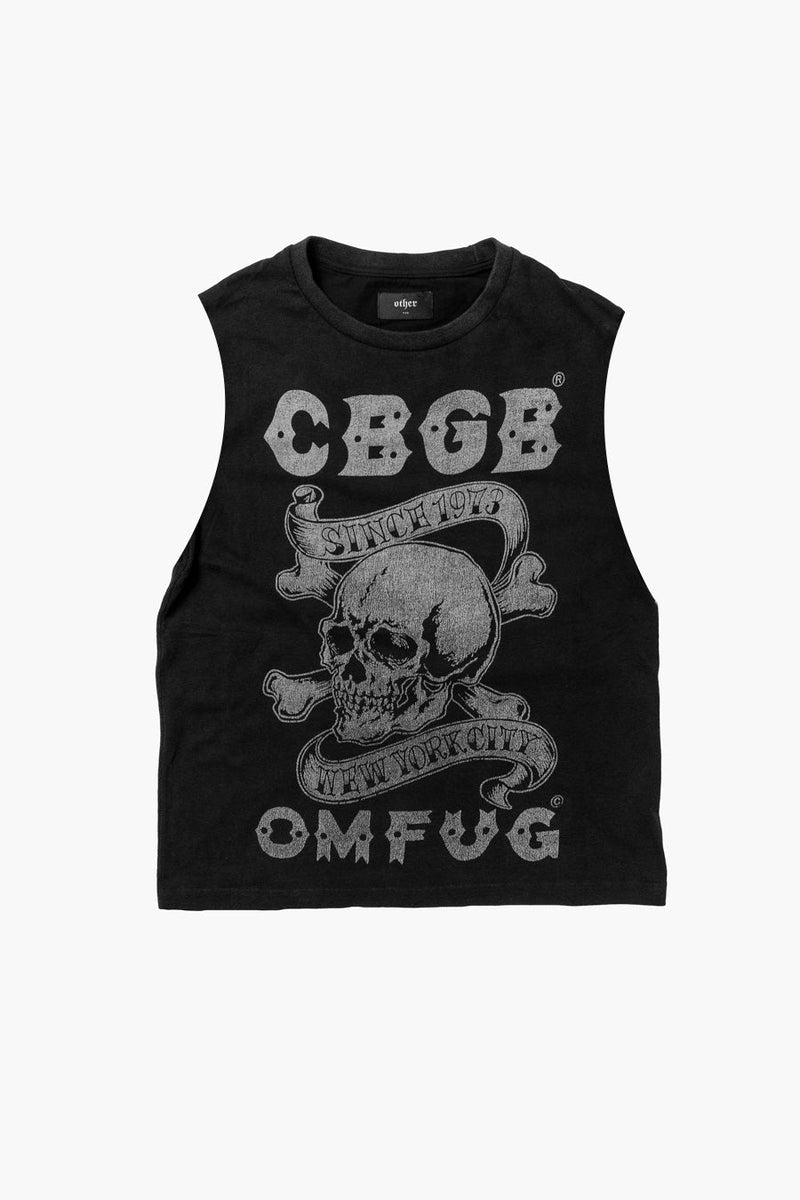 CBGB SKULL & CROSSBONES VINTAGE TANK
