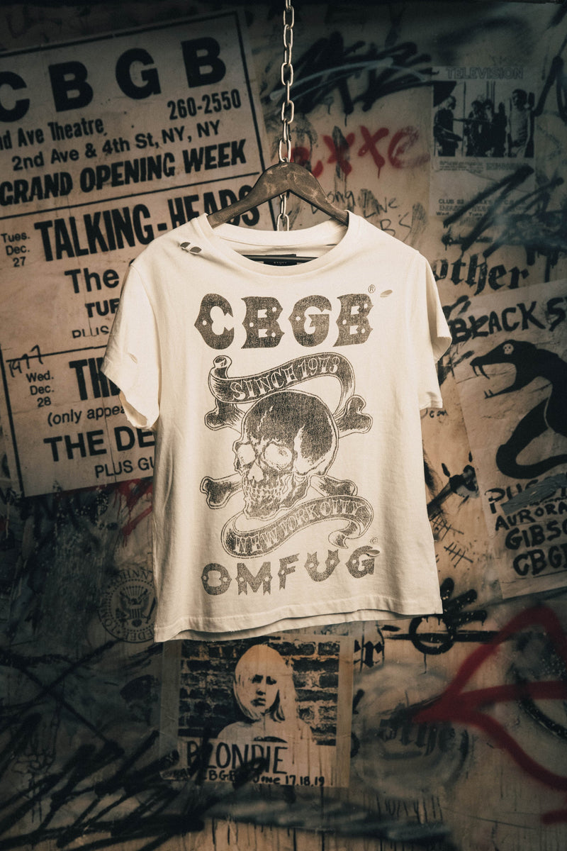 CBGB SKULL & CROSSBONES VINTAGE T-SHIRT