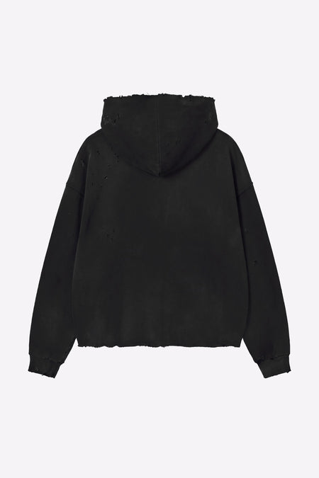 CBGB LOGO DISTRESSED HOODIE