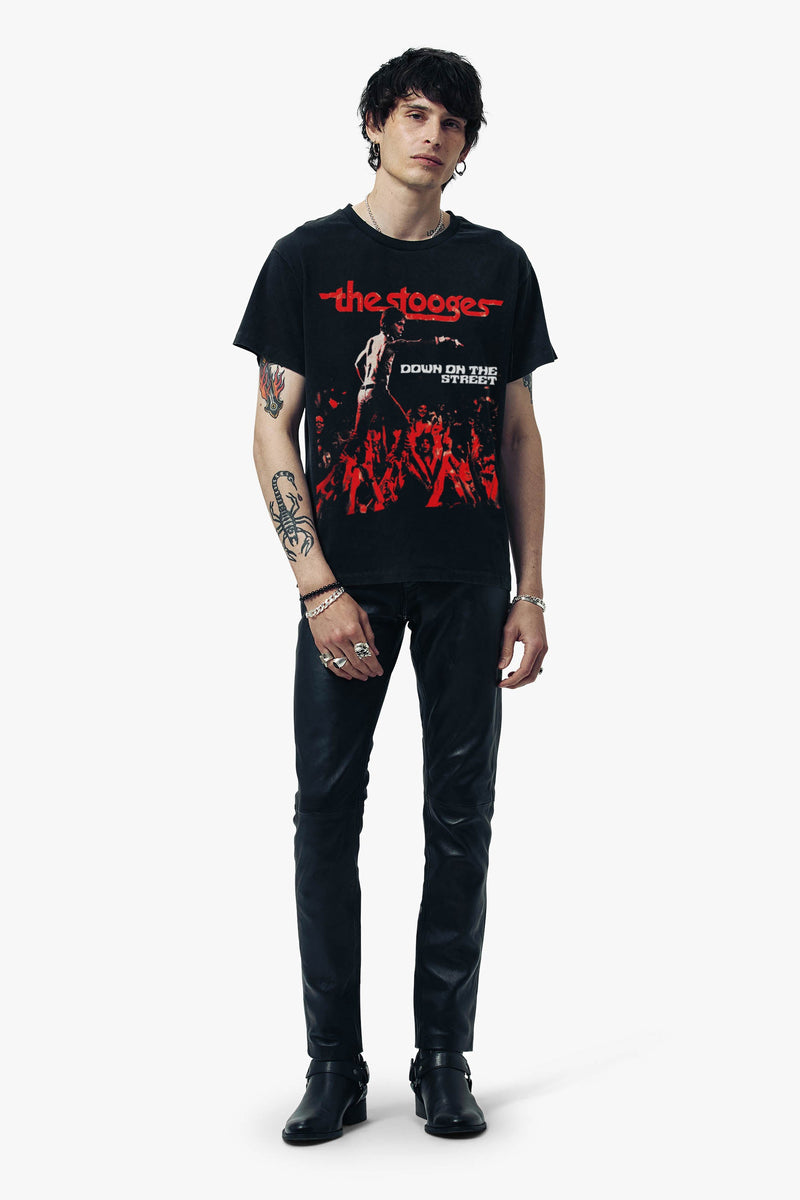 IGGY & THE STOOGES DOWN ON THE STREET VINTAGE T-SHIRT