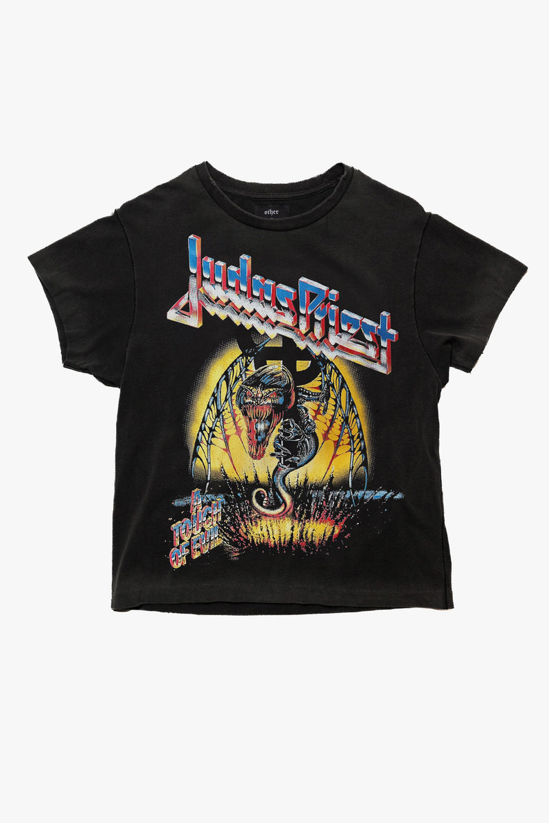 JUDAS PRIEST A TOUCH OF EVIL VINTAGE T-SHIRT