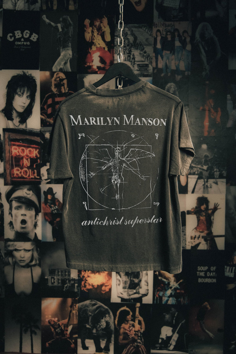 MARILYN MANSON ANGEL WITH THE SCABBED WINGS VINTAGE T-SHIRT