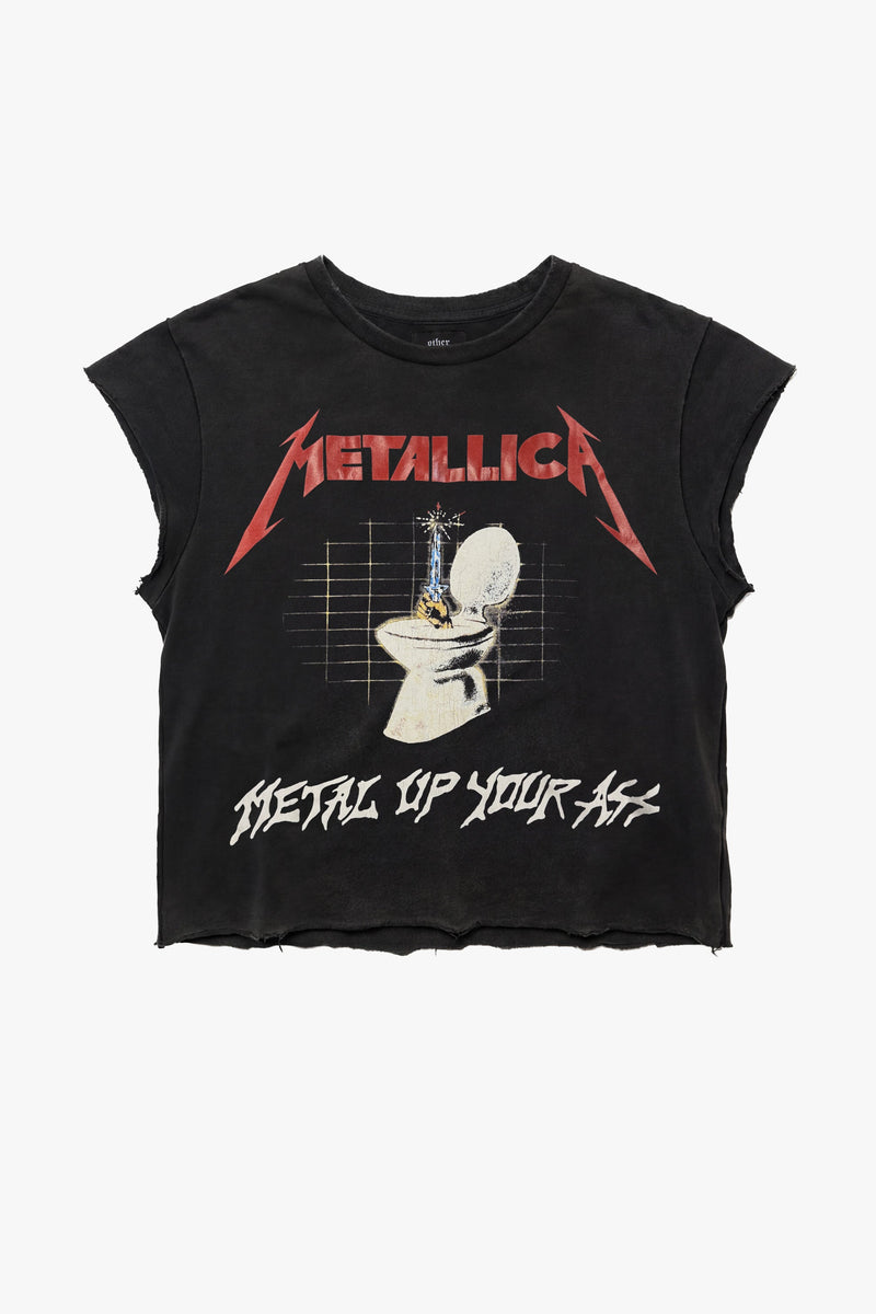 METALLICA METAL UP YOUR ASS RAW EDGE T-SHIRT