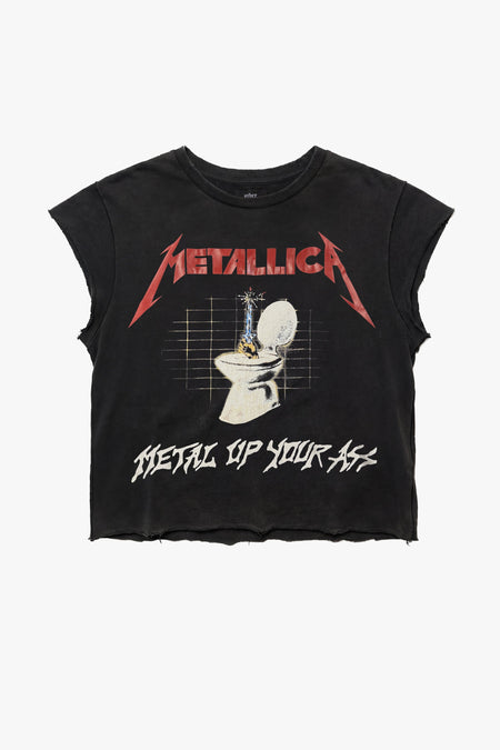 METALLICA METAL UP YOUR ASS RAW EDGE T-SHIRT