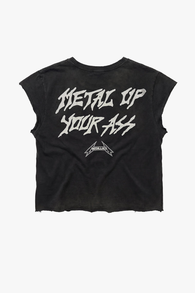 METALLICA METAL UP YOUR ASS RAW EDGE T-SHIRT