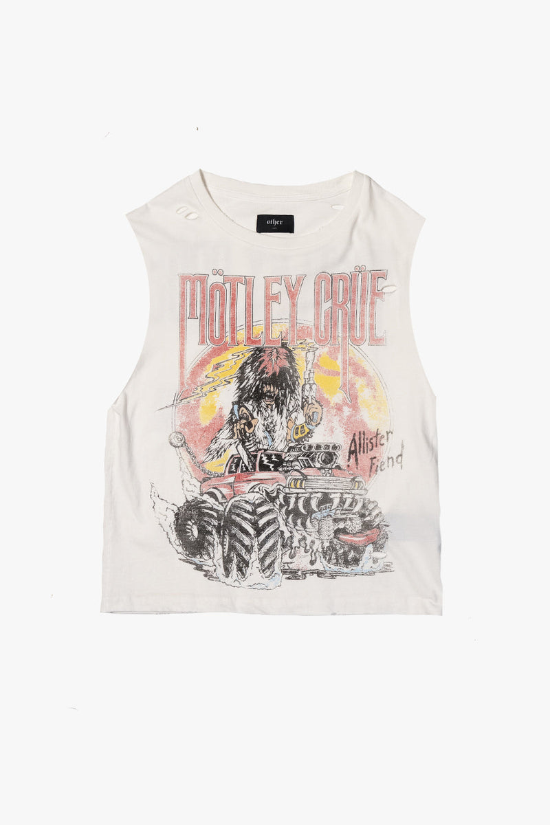 Motley Crue Wrecking Crue 85 Vintage Tank