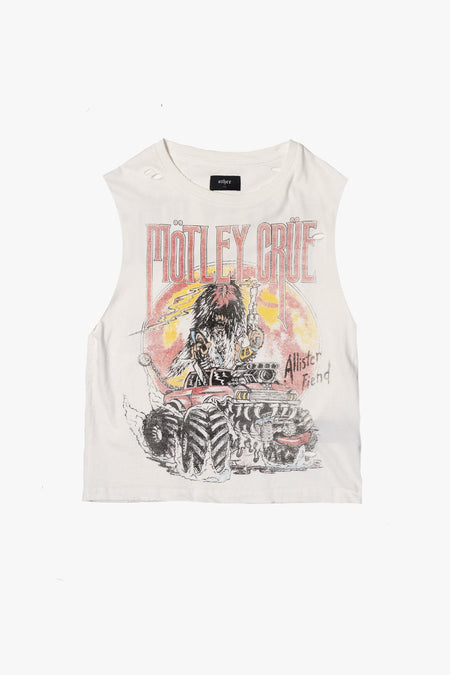 Motley Crue Wrecking Crue 85 Vintage Tank
