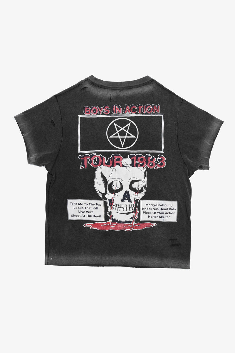 Motley Crue Boys in Action Vintage T-Shirt