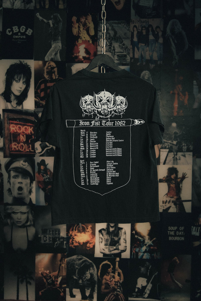 MOTORHEAD IRON FIST 1982 VINTAGE T-SHIRT