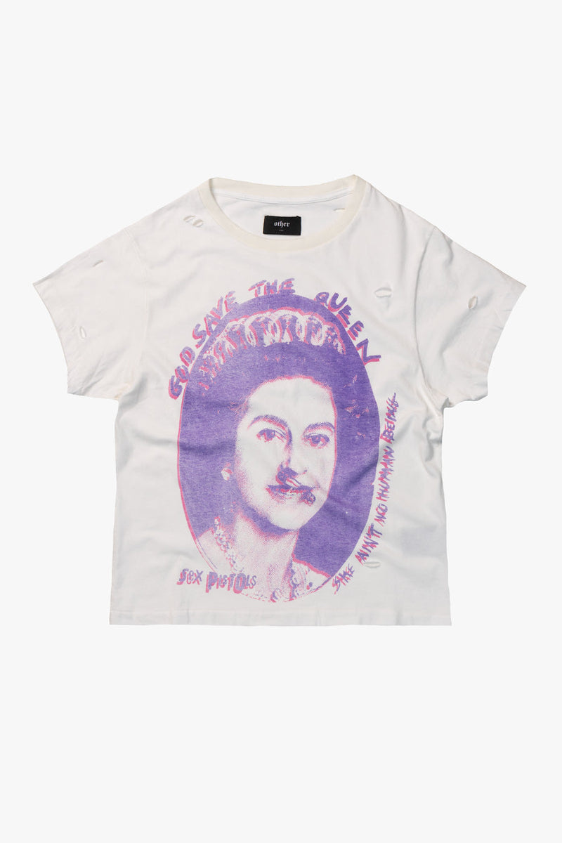 SEX PISTOLS SHE AIN'T NO HUMAN BEING VINTAGE T-SHIRT