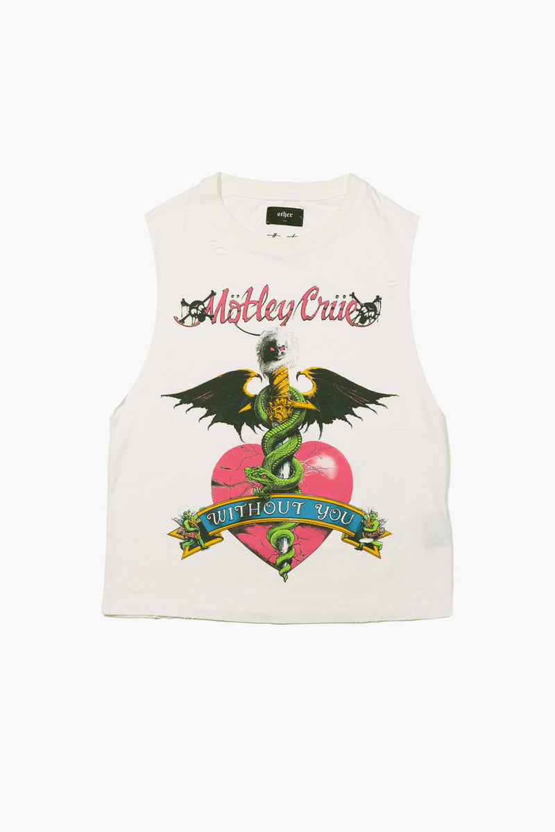 Motley Crue Without You Vintage Tank