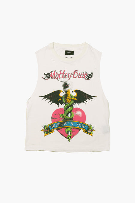 Motley Crue Without You Vintage Tank