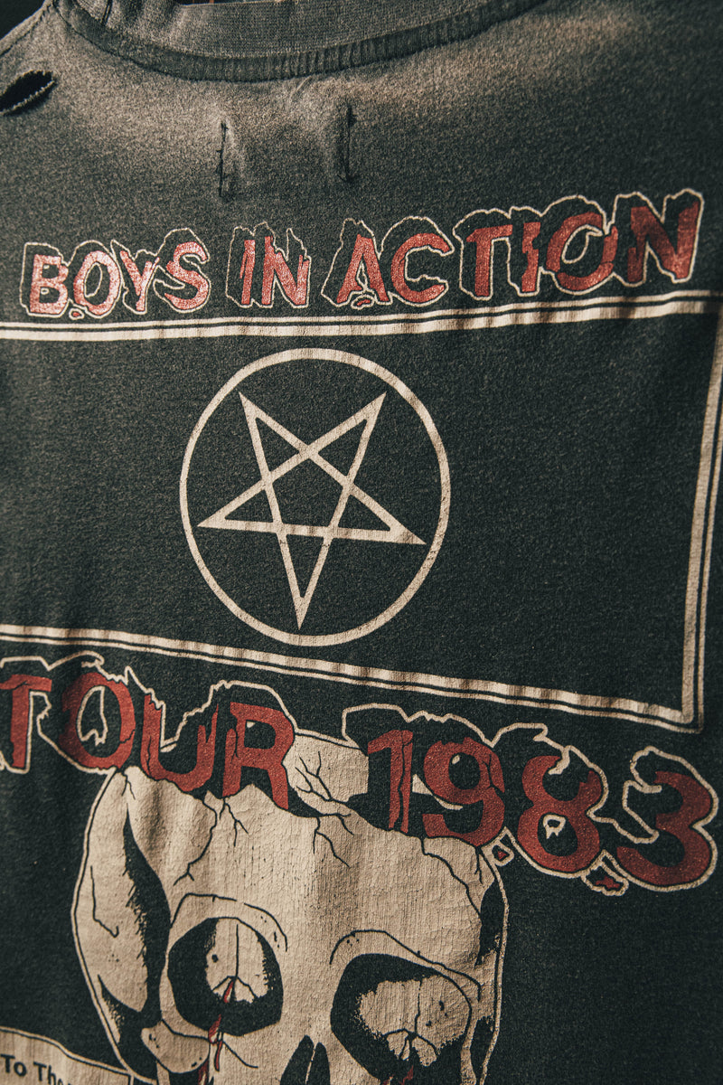 Motley Crue Boys in Action Vintage T-Shirt