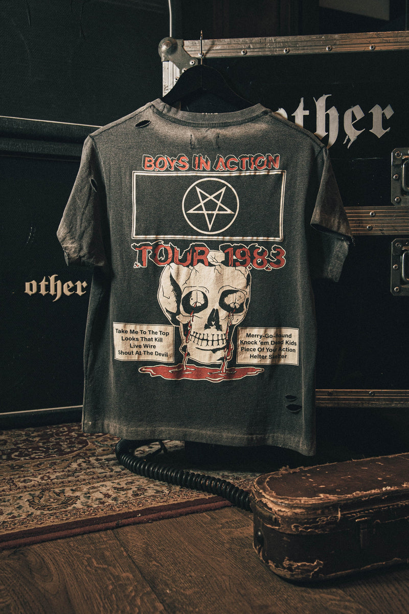Motley Crue Boys in Action Vintage T-Shirt